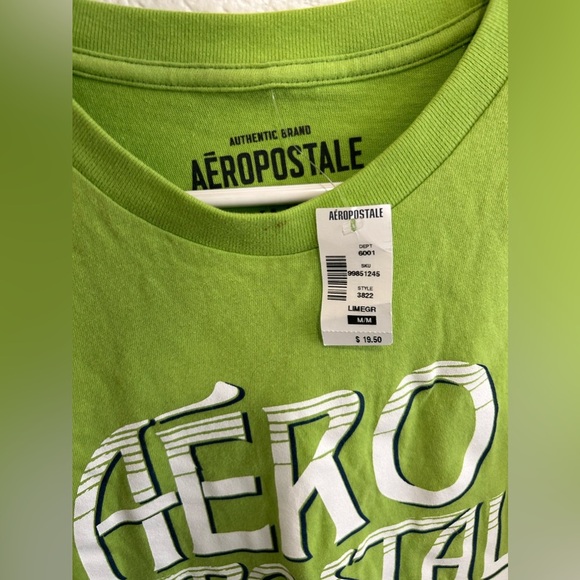 Green Aeropostal T-Shirt Medium - Picture 3 of 7